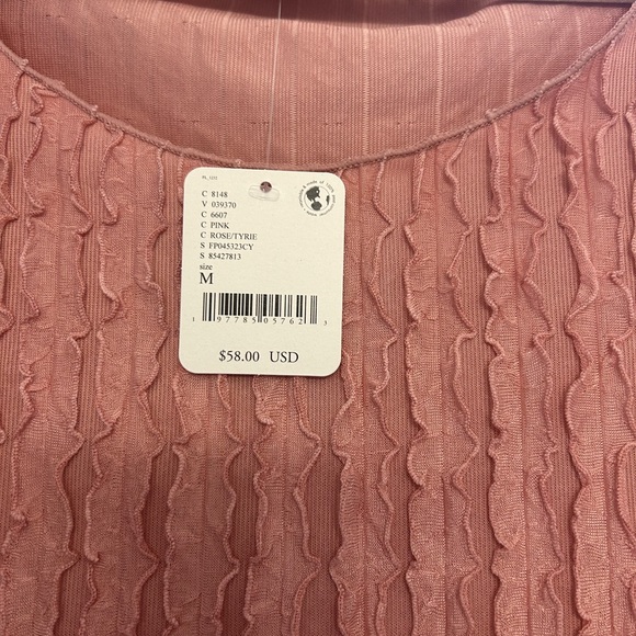 NWT Free People Rose Top - Picture 3 of 4